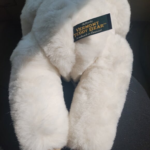 Vintage Vermont Teddy Bear Velvet Alien Face Rare Mask Collectible Jointd 16" - Picture 10 of 15